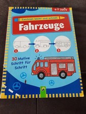 Zeichenheft - Malen - Schritt Für Schritt - 30 Motive - 6-7 Jahre