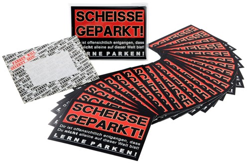 Karten scheisse geparkt - geparkt",