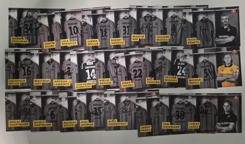 Dynamo dresden autogrammkarten - dynamo,