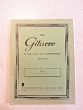 alte Noten Gitarre Die Gitarre