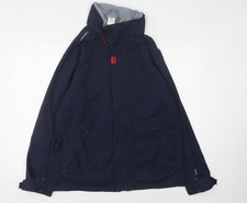 Oxylane Herren Jacke blau mit Kapuze Größe L Freizeit