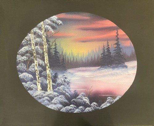 Bob ross stil gemälde - ross,