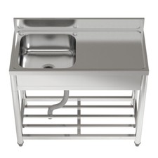 Edelstahl Küchenspüle Gastronomie Spüle Multifunktions Gewerbliche Spülbecken