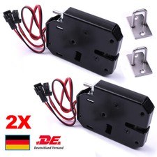 2X DC12V Elektromagnet Schloss