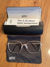 GÖTTI Switzerland Brille Lowe RS-G Titan Butterfley Puderrosa Metallic - Damen