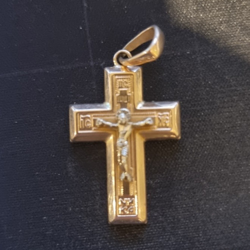 Kreuzanhänger rotgold - kreuzanhänger,