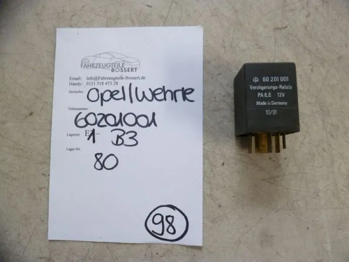 Opel wisch wasch relais - wisch-wasch,