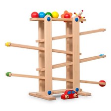 Kugelbahn Holz 7 mobile Teile