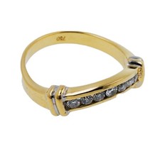 Ring 750 gold gelbgold - 18,