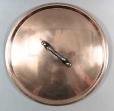 Großer Kupfer-Topfdeckel