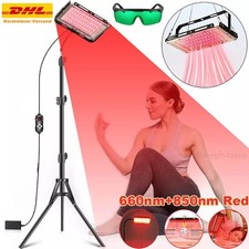 Infrarotlampe 660NM+850NM Rotlichtlampe Infrarotlicht Therapie Lampe Gesicht NEU