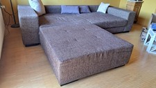 Couch Sofa mit Hocker