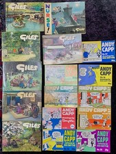 9x Andy Capp(Willie Wacker)+ 6 Comics v. Giles ,  alle auf Englisch, siehe Bild!