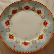 PIP. Kuchenteller. Porzellan. Rosenmuster