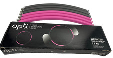 Opti Weighted Hula Hoop Reifen 1,8 kg Foam Ripped Fitness Core Trainer