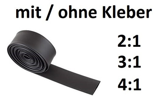 Schrumpfschlauch schwarz 2 1 - schrumpfschlauch,