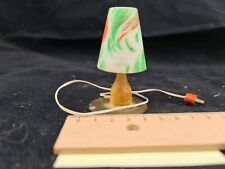 Lampe Tischlampe elektrisch Puppenstube Möbel antik alt Wohnzimmer Stube