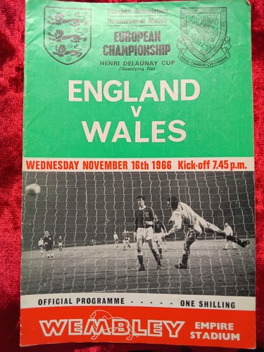 England wales 1966 european - v,