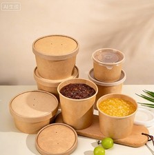 Salatbox Einweg Kraft