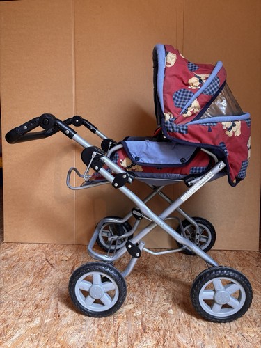 Puppenwagen mit hundemuster - puppenwagen,