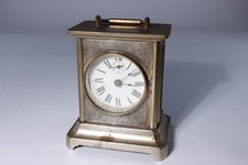 Reiseuhr antiker alter Reisewecker mit Spieluhr Tischuhr Spielwerk Fellheimer