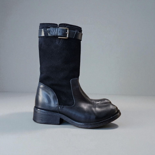 Schwarze diesel stiefel biker - diesel,