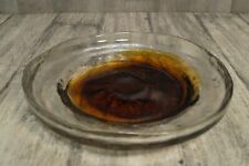 Vintage Humpilla Designer große Glasschale Pertti Santalahti Ø 27,5cm