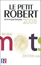 Le Petit Robert: Dictionnaire