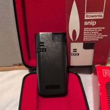 💯🔥Vintage Rowenta Snip JACOB sehr selten Original Box Gasfeuerzeug Rear