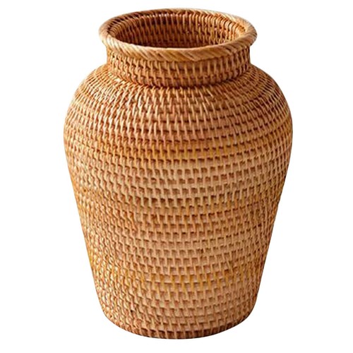 Blumenarrangement vase rattan - vase,