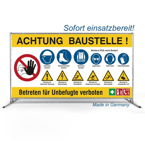 Bauzaunbanner - , |