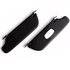 Black Sun Visors with Mirror