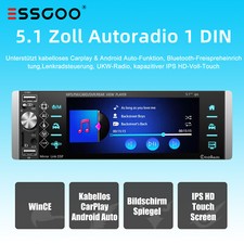 5" Autoradio 1Din Apple
