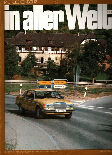 Prospekt zeitschrift mercedes - prospekt,