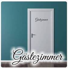 Gästezimmer Tür Aufkleber Türaufkleber Schriftzug Wandtattoo Gäste Zimmer T417 