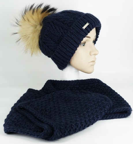 Strickset strickmütze mit - strickmütze,