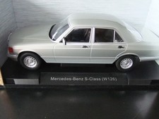 MCG 1:18 --Mercedes S-Klasse W126 silber*in OVP--18185-*
