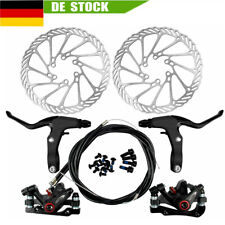 Fahrrad Scheibenbremse Set Mechanische Vorne-Hinten MTB Bremse Bremsbeläge 160mm