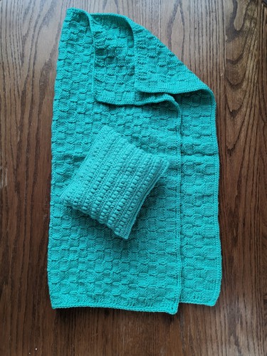 Babydecke handarbeit gestrickt - babydecke,