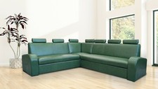 Echtleder Ecksofa mit höherer
