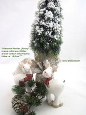 1 Keramik -Rentier "Ronny"