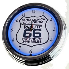 0602 wanduhr route 66 santo - wanduhr, "route