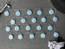 + VOLKSWAGEN VW Logo Lichterkette, 20 LED  Golf Polo Passat Tiguan Up Beetle