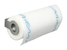 WENKO Küchen Rollen Halter Edelstahl Wand Cerri Papier Tuch ausziehbar 21-33 cm