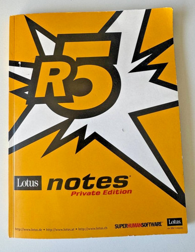 Lotus notes private - notes, r5