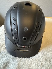 Casco Mistrall-2 Reithelm - Schwarz, Gr. S/M (55-57cm)