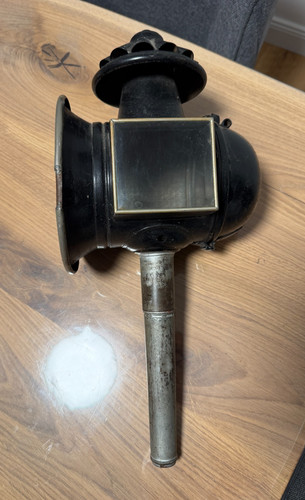 Antike alte kutschenlampe - antike,