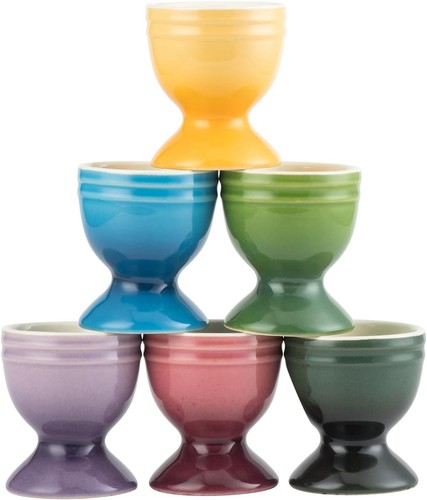 Eierbecher porzellan bunt für - eierbecher,