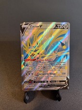 Pokemon ZACIAN V Star Promo SWSH292 Zenit Der Könige Full Special Art Rare Karte