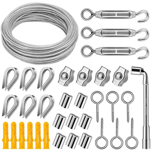 Edelstahl set 20m - edelstahl,